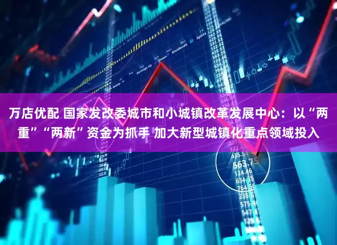 万店优配 国家发改委城市和小城镇改革发展中心：以“两重”“两新”资金为抓手 加大新型城镇化重点领域投入